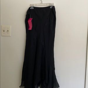 Black full length skirt
